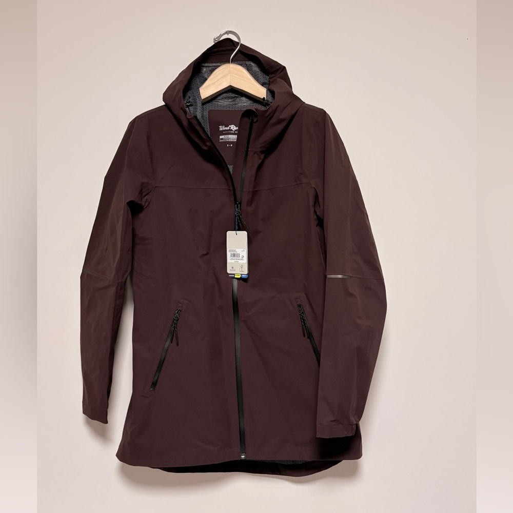 Windriver dark burgundy hyper-dry waterproof windbreaker sz s small new